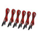 6x 18AWG SAE Extension Adapter Cable For Automotive Solar Panel Batteries