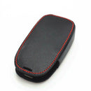 Car Leather 4-Buttons Key Chain Holder Cover Case For HYQ14AHC Subaru BRZ WRX