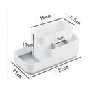 4X(Plastic Makeup Organizer Bathroom Storage Box Jewelry Storage Box OfficeT7E8)