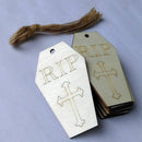 10pcs Wooden Halloween Tombstone Pendant Small Hangings Pendants Props for