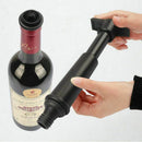 Wine Vacuum Pump with 4 Stoppers - Wine Stopper for Long Shelf life black W9Q4