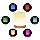 1* Rechargeable Warm White Night Lights Nightlight Touch Bedside Table Z2L6