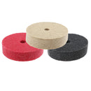 3Pcs Metal Polishing Wheel, Non-Woven Abrasive Wheel Nylon Fiber Polishing