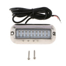 316 Stainless Steel 27 LED Green Underwater Pontoon Marine Boat Transom Lights