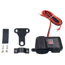 Waterproof 12v / 24v Motorcycle USB Charger Adapter Socket And Voltmeter D TTL