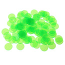Professional Bingo Game Transparent Color Counters Plastic Marker Green