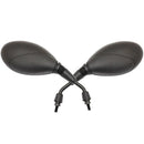 1 Pair 10mm Universal Scooter Motorcycle Mirrors Motorbike Bike Replacement