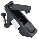New Black Zinc Alloy Adjustable Lever Hand Compression Latch with Raised Tr E1G4