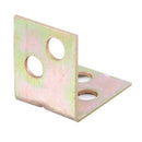Metal Shelf Support 90 Degree Right Angle Bracket 12pcs Brass Tone