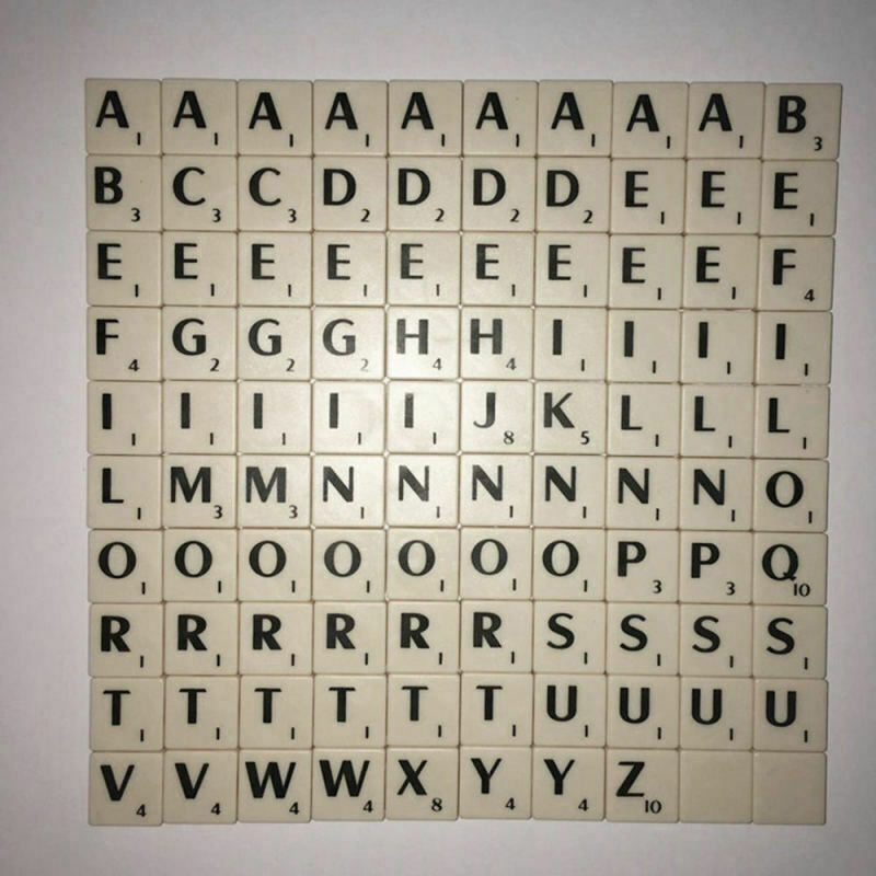 1x Scrabble Alphabet Puzzle Game Quick Response Exercise Observe Memory