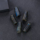 Natural Labradorite Moonstone Quartz Crystal Point Rock Stones Healing Wand AU