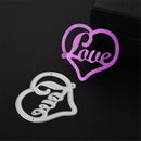 Love Metal Cutting Dies Stencils For Scrapbooking DIY Albums Cards Making Dec JR