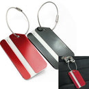 2x Aluminium Metal Trip Luggage Travel Bag Suitcase Name Holder Label I RUA