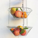 Storage Flower Holder Modern Hanging Wire Home Tier Candy Kitchen Fruit Basket