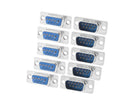 10 pcs 9 pin D-Sub DB9  Male  Plug PCB Connectors RS232 Serial Solder Type MO