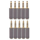 10pcs Audio 3.5mm Jack Earphone Headphone Connector OMTP to CTIA Converters