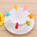 6pcs Tea Infuser Tea Bag Hanging Snail Mug Cup Clip Label Party Supplies