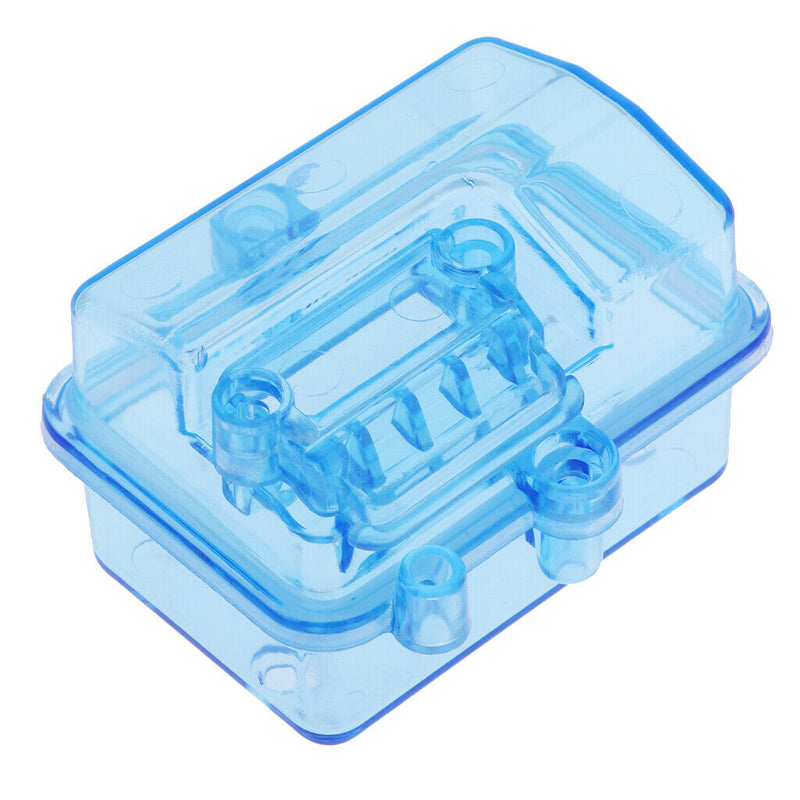 Waterproof Receiver Box for 1/10 Traxxas Slash 4x4 Truck - Transparent Blue