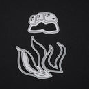 2pcs DIY Ocean Series Cutting Dies Stencil Scrapbook Embossing Craft(MS302)