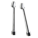 2Pcs Durable Tire Pressure Gauge (0-200PSI) Metal Made Nozzle for Car Vehicles