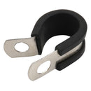 Cable Clamps Assortment Kit 50 Pcs Stainless Steel Rubber Cushion Pipe Clam
