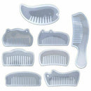 8 Pieces transparent white Comb DIY Silicone Mold Jewelry Casting Mould fog S9B2