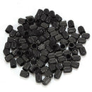 100 pcs Plastic Valve Caps Tire Cap Valve Cover for Car Motorcycle Black A4Y3
