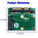 Mini PCI-E Msata SSD to 2.5 Inch SATA Adapter Converter Card Module Board