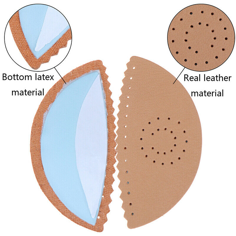 Breathable Invisible Triangle Leather Massage Orthopedic Insoles Arch Suppor Cy