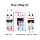 220V 40A SVP-912M Adjustable Reconnect Over and Under Voltage Protector