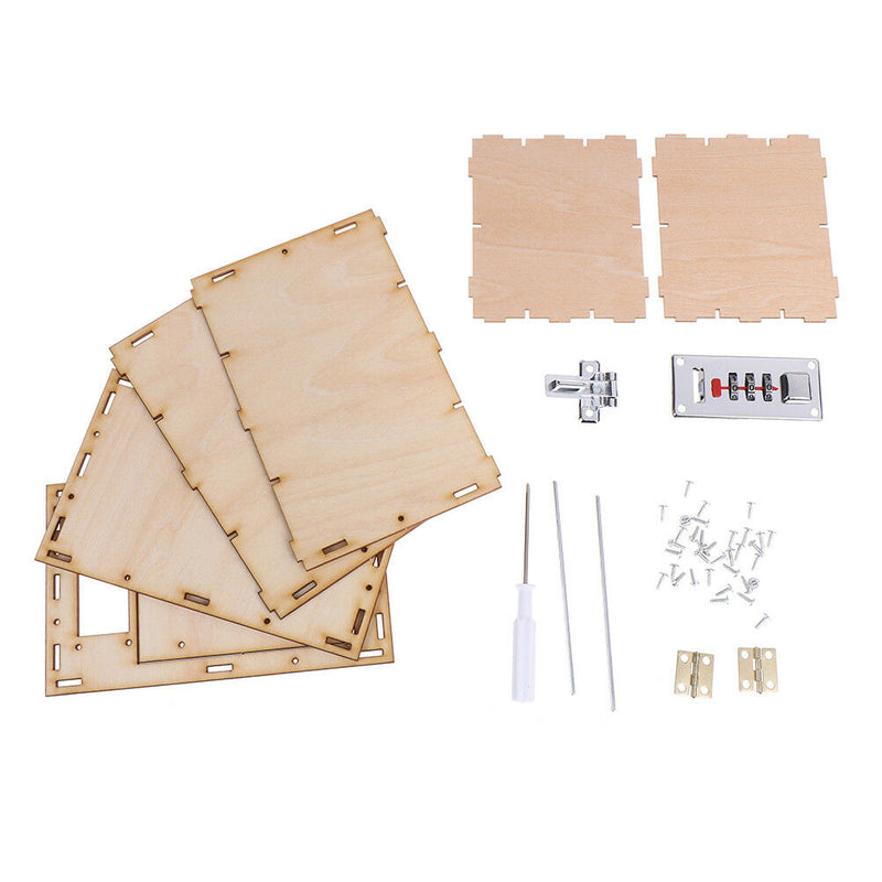 Mechanical password box diy kids science projects experiment kits boy  â„–[