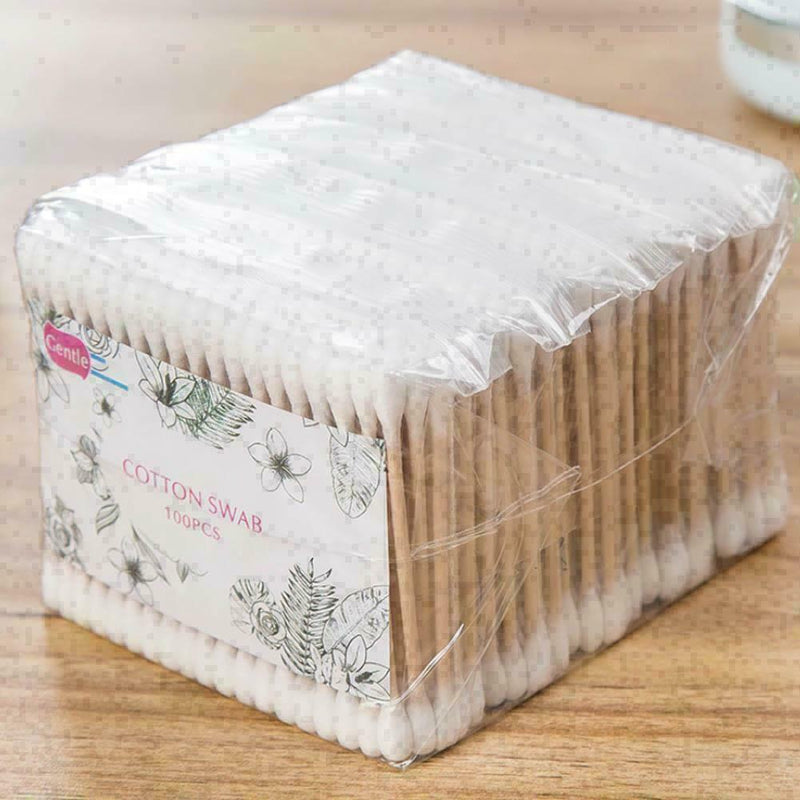 500* Multifunctional Bamboo Cotton Swabs Cotton Swabs Ear Tools S5F1 Medica O9Y2