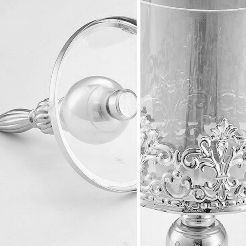 Luxury Candlestick Pillar Candle Holder Metal Wedding Dinner Home Decoration