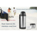 1.2L Stainless Steel Thermal Coffee Carafe, Double Walled Vacuum Flask Water and