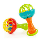Fun games baby soft rubber teether rattle rod multi-functional baby rattle st A2