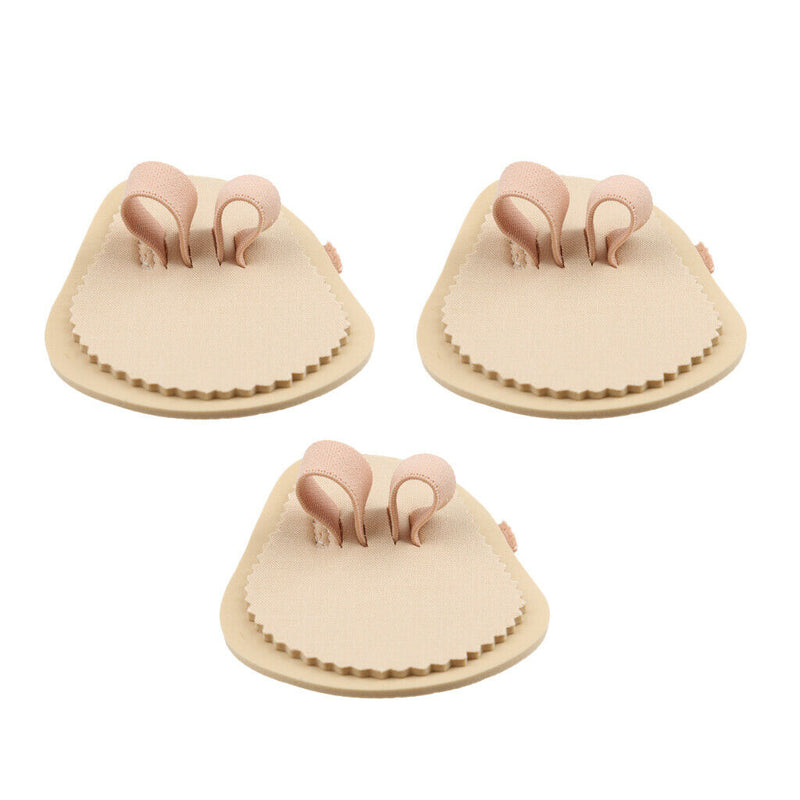 3x Overlapping Toe Straightener Separator Pad Corrector Foot Care