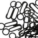 25pcs Carp Fishing Hooklink Quick Link Clips Round Head Snap Safty Connector