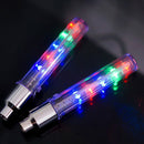 2 Packs Bicycle Waterproof5LED Bike Rim Lights for Wheel Tire Valve Spo_
