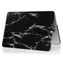 Black Marble Rubberised Hard Case Shell Cover for Macbook Retina Pro 13"