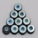 30x Motorcycle Rubber Grommets  Pressure Relief Cushion Kit For Fairings