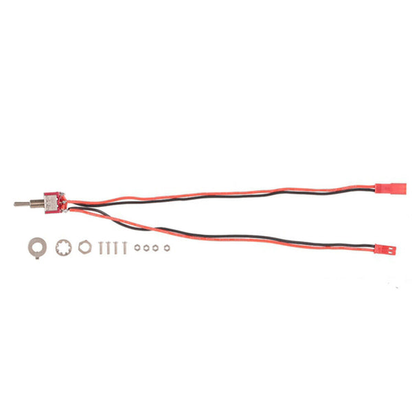 RC Car Accessories Metal Chassis Mounted Winch Switch Line for RC Traxxas