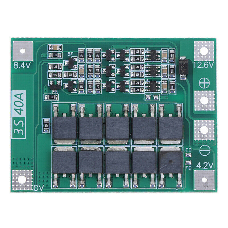 3S 40A 18650 Li-Ion Lithium Battery Charger Protection Board For Drill MotoYUSE
