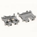 10 Pcs DIN  Terminal Block 2 Ways 800A Flame Retardant Plastic