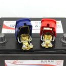 2pc Quick Release Car Battery Terminal Clamps Connectors Positive & Negative Set