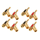 8 Pieces Of 4mm Banana Plugs