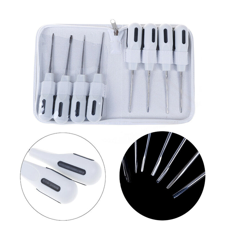8Pc dental tooth extraction elevator minimally invasive extracting forceps 3CXP