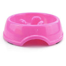 Dog Bowls Slow Feeder, Anti-Choke Interactive Bloat Stop Dog Bowls (Pink)
