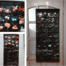 80-Pocket Double-Sided Hanging Jewelry and Accessories Organizer