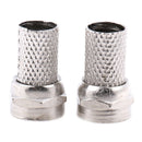 10Pcs Connector Satellite TV Aerial Screw Twist for RG6 coaxial Cable  Z