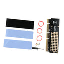 M.2 NVMe SSD NGFF TO PCIE 3.0 X16 X4 Adapter Card M Key Slot Full Speed +Black